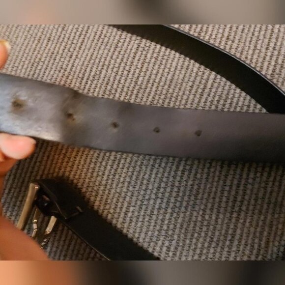 Hugo Boss Black Leather Belt Sleek Minimalist | Designer Menswear Classic Formal - Picture 5 of 6